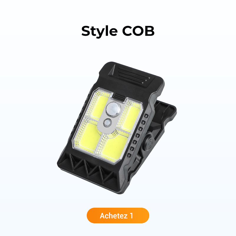 🎄🔥Offre spéciale 🔥 Lampe Solaire à Clip Extérieur avec Détecteur de Mouvement