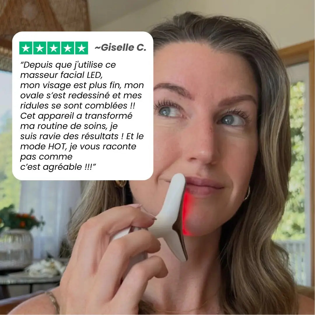 Sculptia™ : Sculpteur facial LED 7 en 1