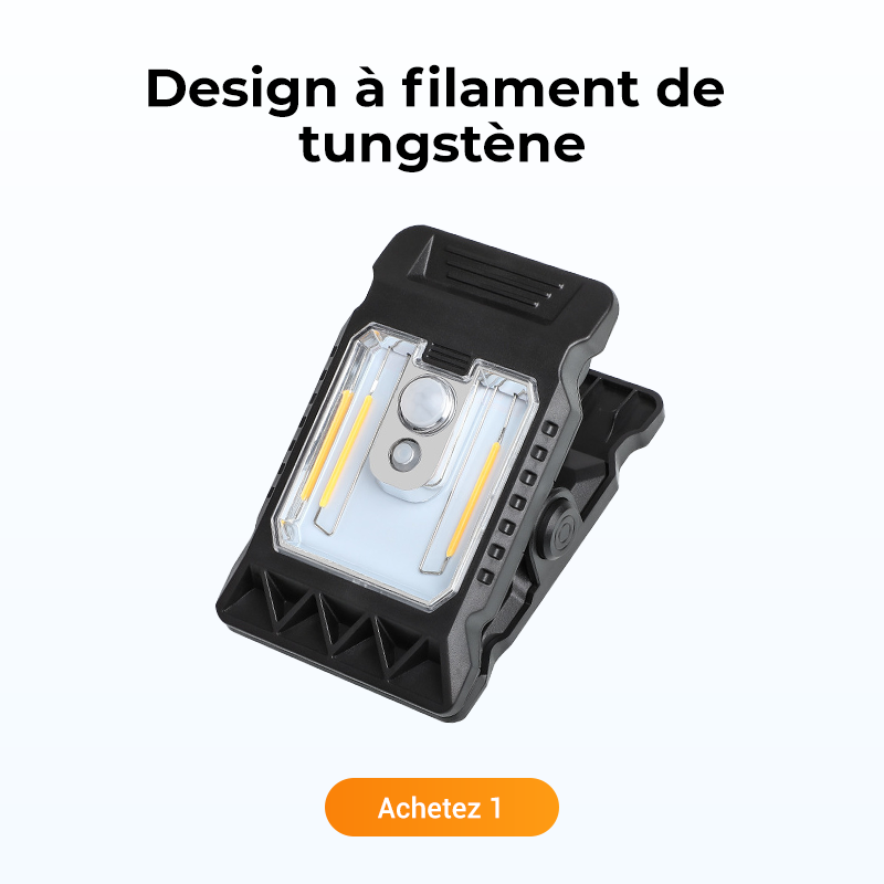 🎄🔥Offre spéciale 🔥 Lampe Solaire à Clip Extérieur avec Détecteur de Mouvement