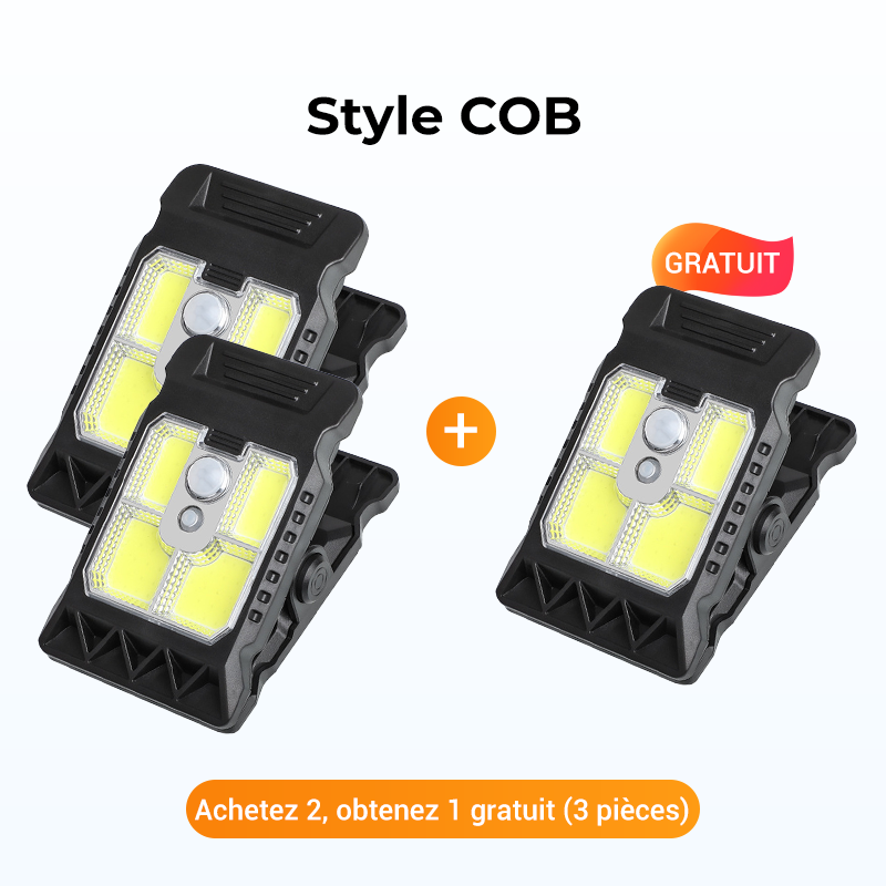 🎄🔥Offre spéciale 🔥 Lampe Solaire à Clip Extérieur avec Détecteur de Mouvement