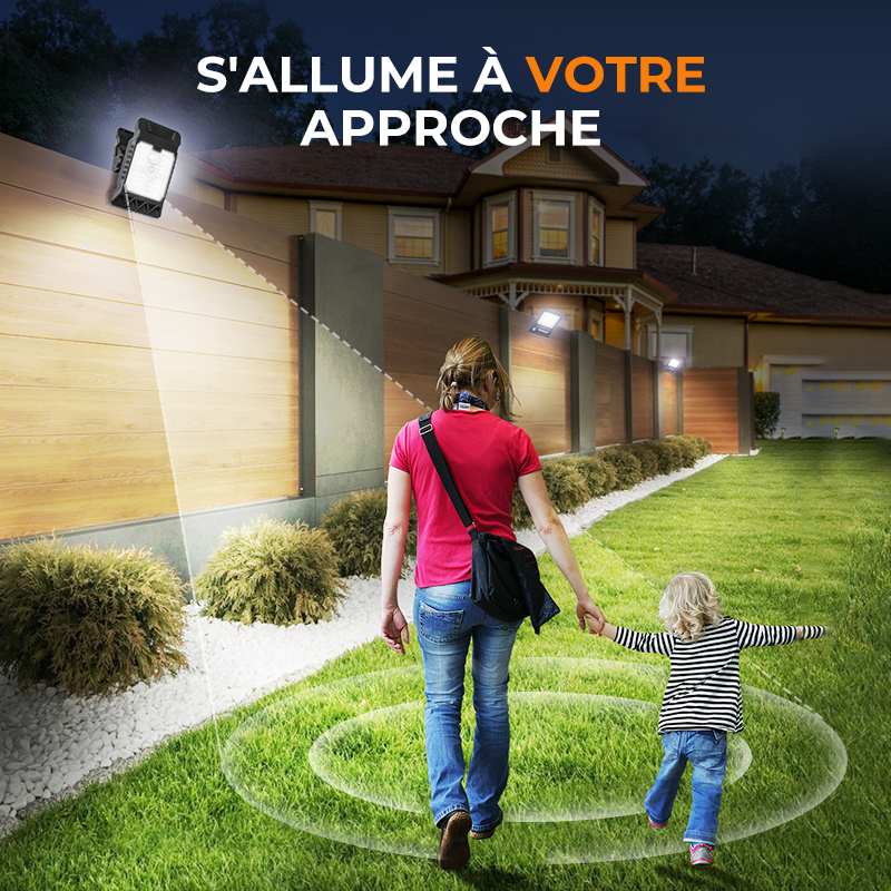 🎄🔥Offre spéciale 🔥 Lampe Solaire à Clip Extérieur avec Détecteur de Mouvement