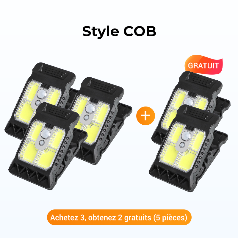 🎄🔥Offre spéciale 🔥 Lampe Solaire à Clip Extérieur avec Détecteur de Mouvement
