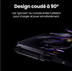 Le Câble de Charge Ultra-Rapide 240W avec Support Invisible Pliable Intégré.