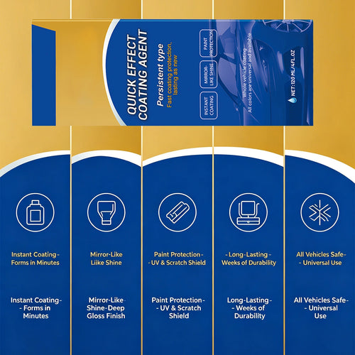Coating Spray Quick-Dry Restores Glossy Quick Effect Coating Agent High Gloss Long Lasting Paint Protection Car Care