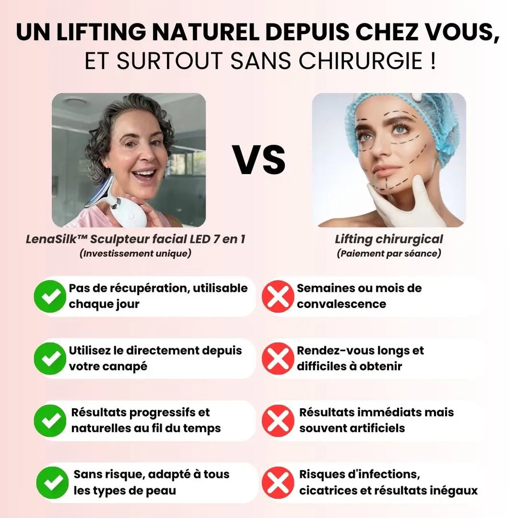 Sculptia™ : Sculpteur facial LED 7 en 1
