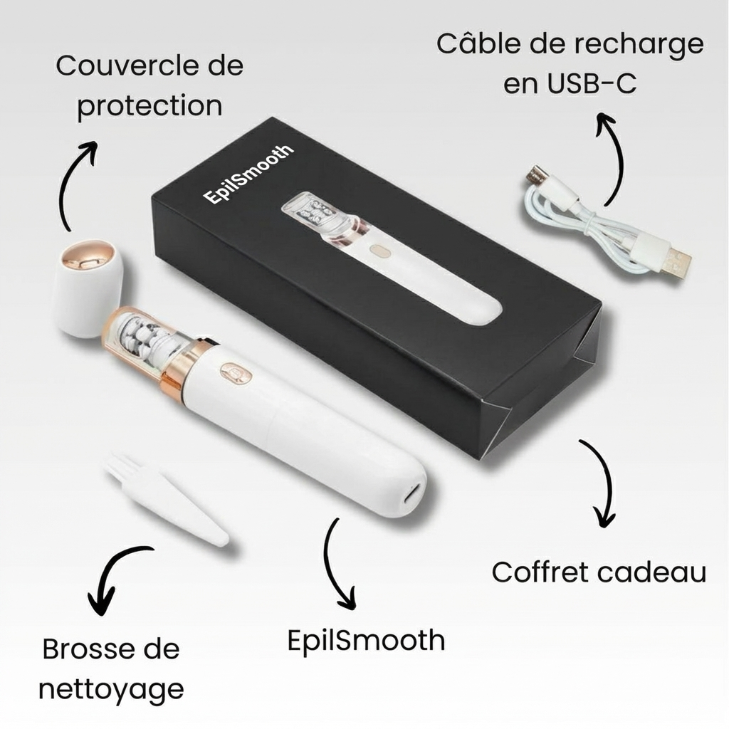 EpilSmooth Pro - Épilateur visage