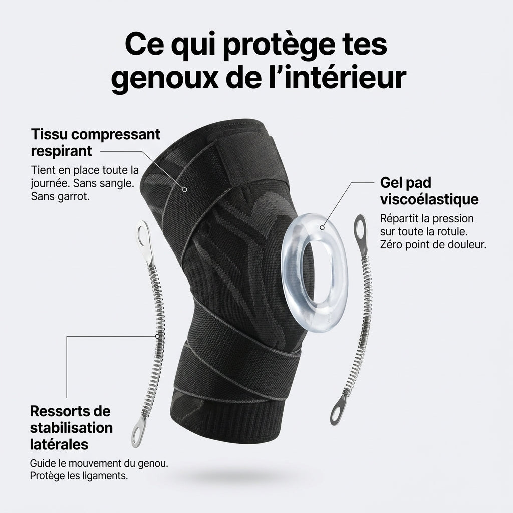 Genouillère pour artisans — protection toute la journée sans douleur