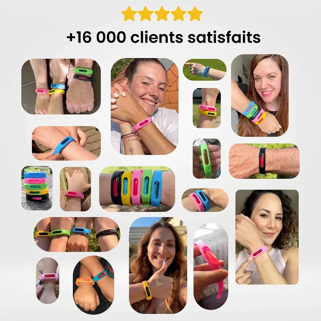 Bracelets anti-moustiques
