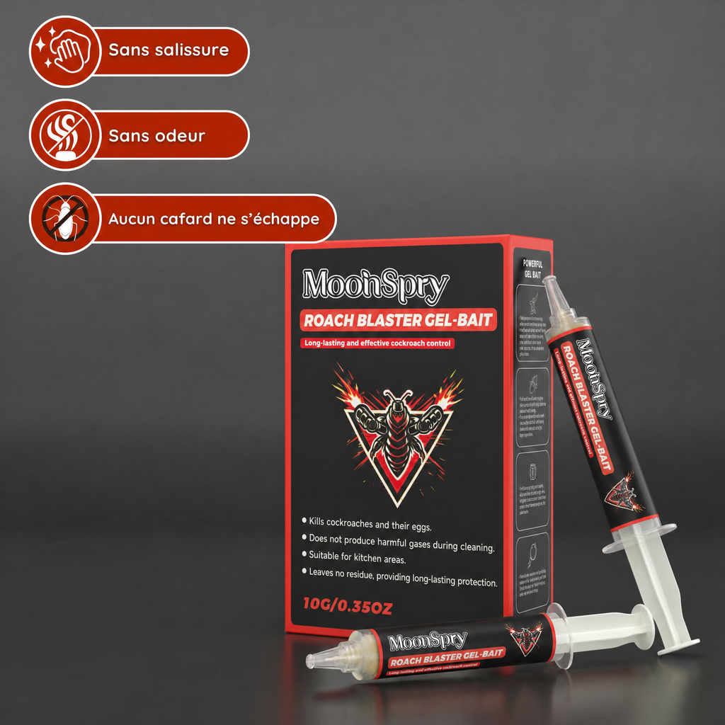MoonSpray - Élimine les cafards et autres nuisibles à la source