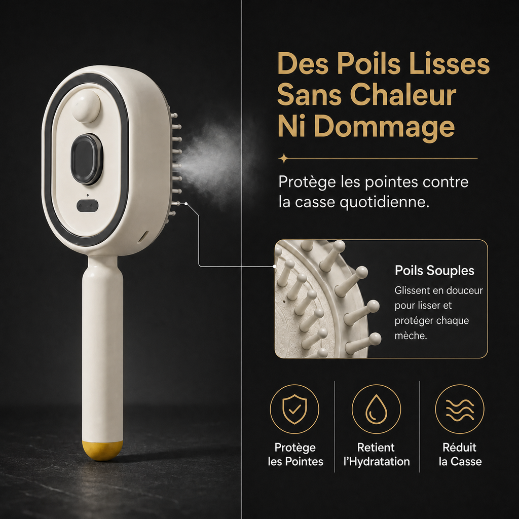 BrossHair™ - Brosse à vapeur innovante