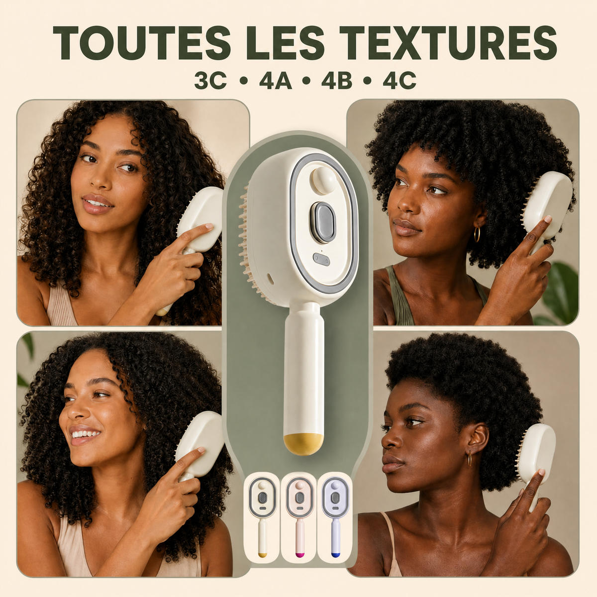 BrossHair™ - Brosse à vapeur innovante