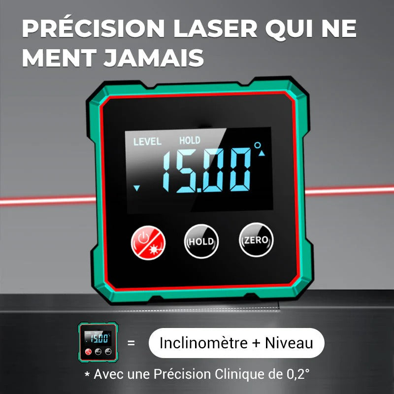 Détecteur d'Angle Numérique Magnétique Haute Précision avec Laser 🔥
