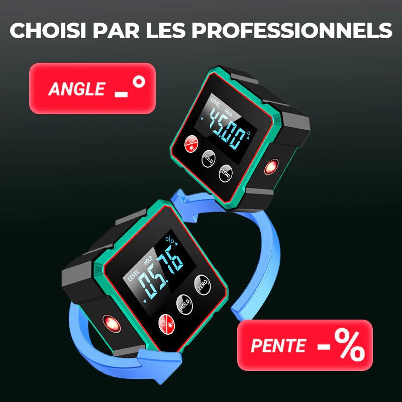 Détecteur d'Angle Numérique Magnétique Haute Précision avec Laser 🔥