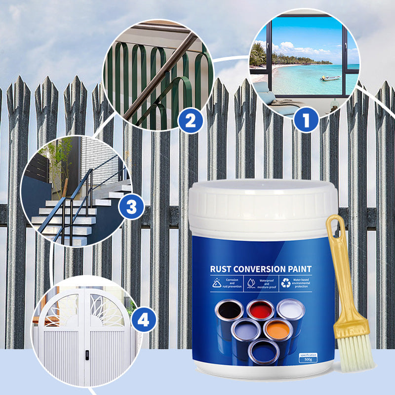 🔥Peinture industrielle multicolore antirouille pour métal à base d'eau